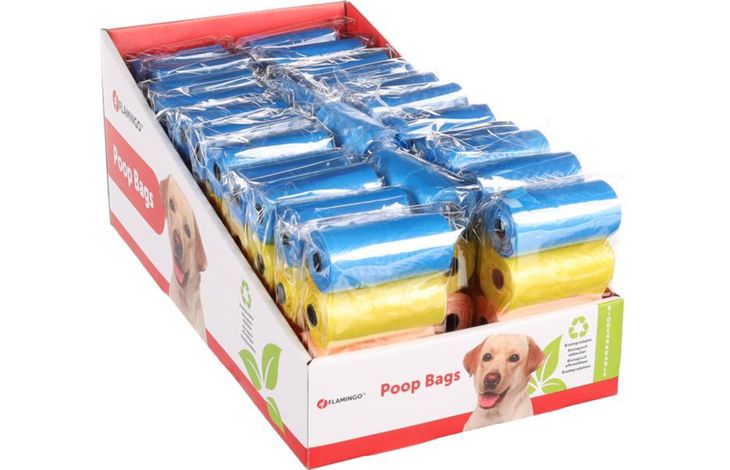 Flamingo Poepzak Bio Meerkleurig