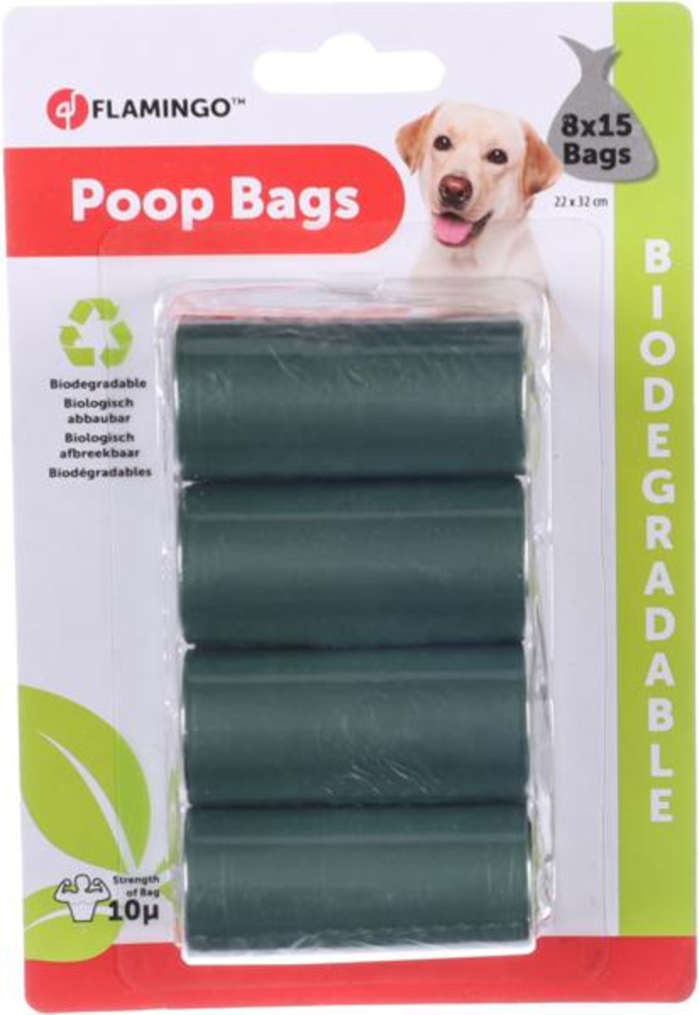 Flamingo Kotbeutel Afbra Grün