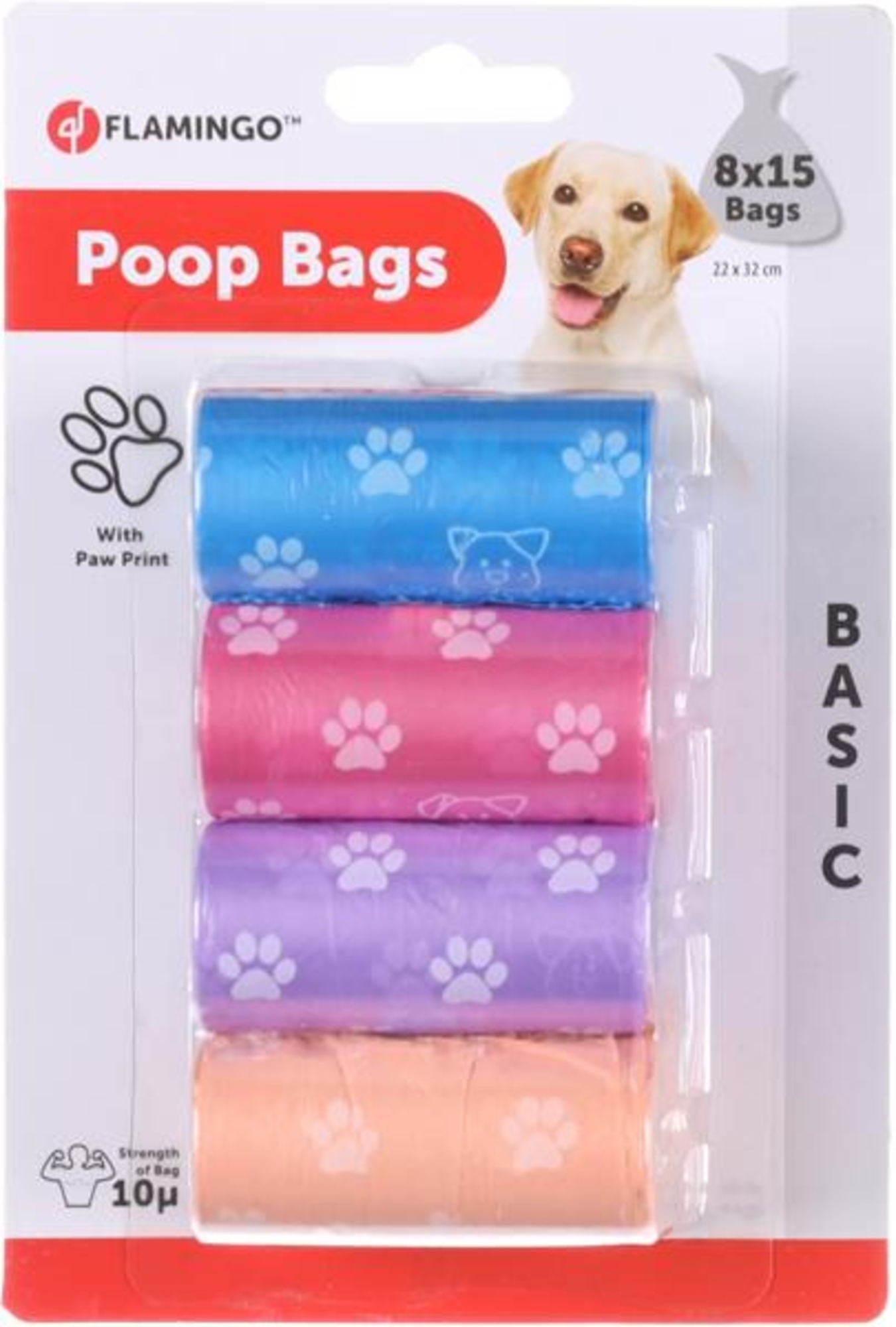 Flamingo Poop bag Basic Aloys Mix