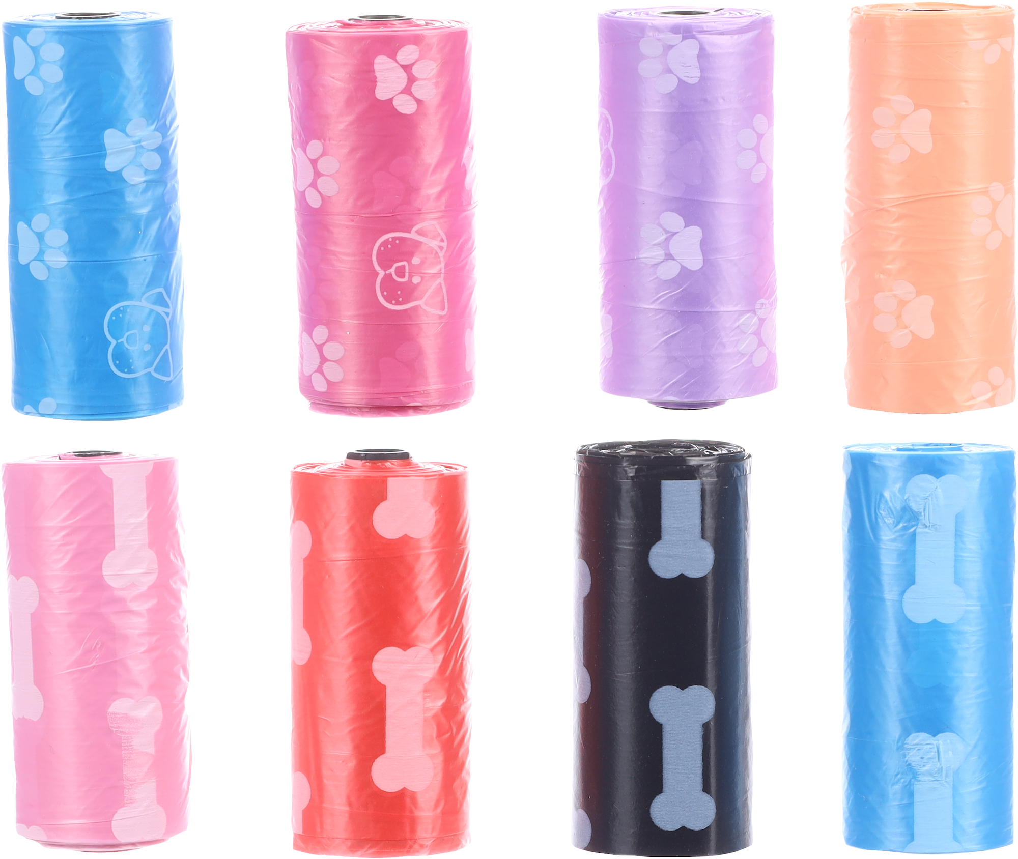 Flamingo Kotbeutel Basic Bones & Paws Mischung