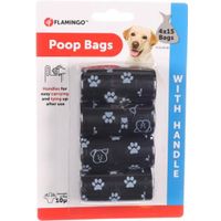 Flamingo Sacchetti per deiezioni Handy Nero
