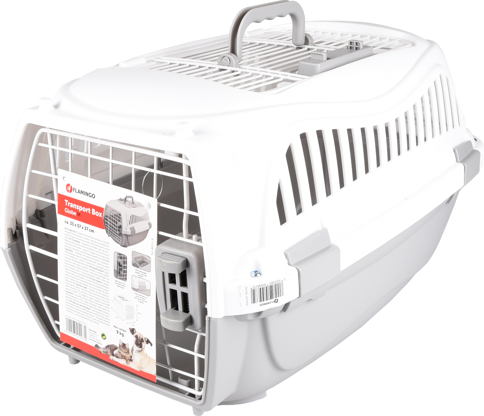 Flamingo Transport cage Globe Grey