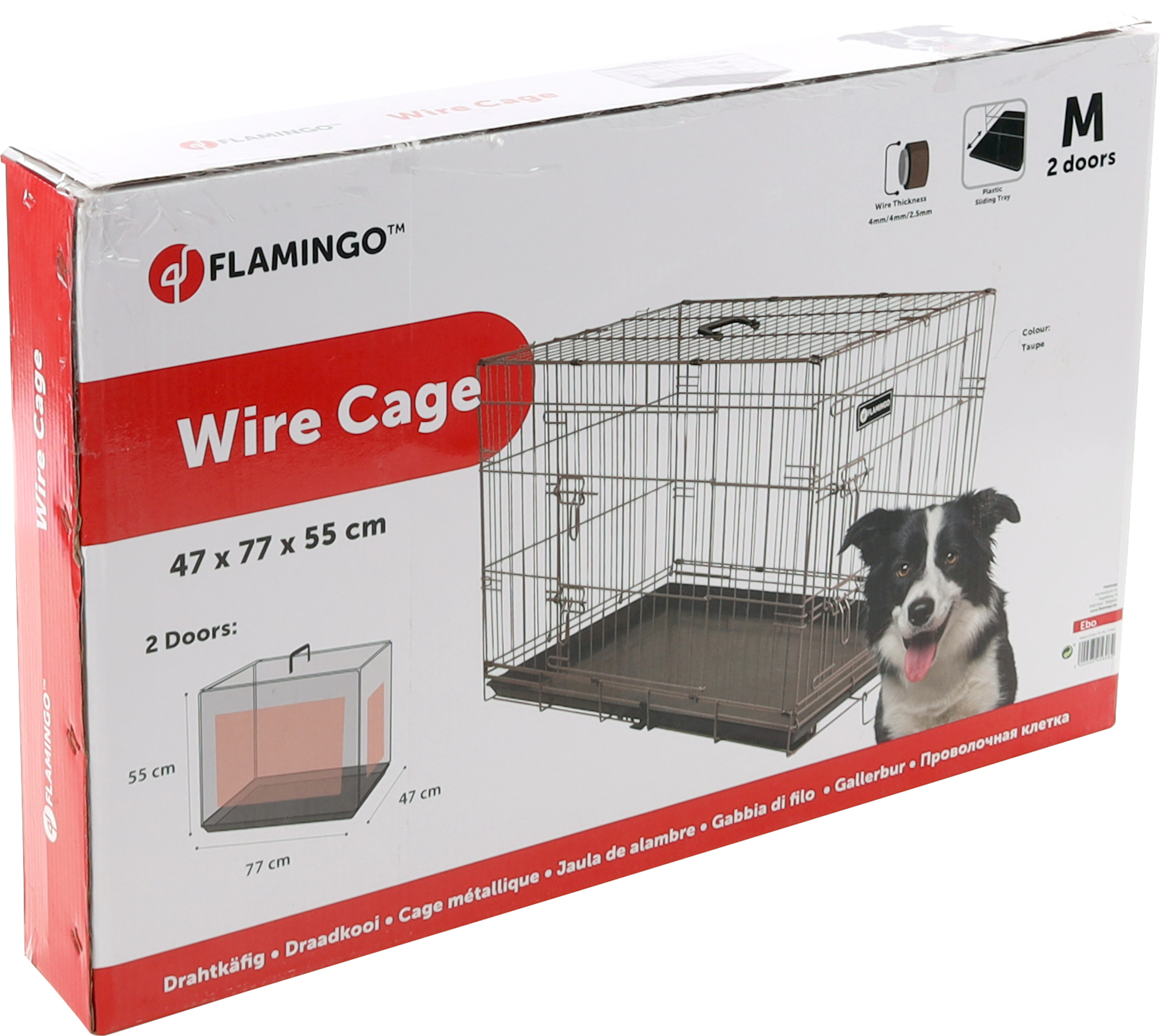 Flamingo Wire cage Ebo Taupe