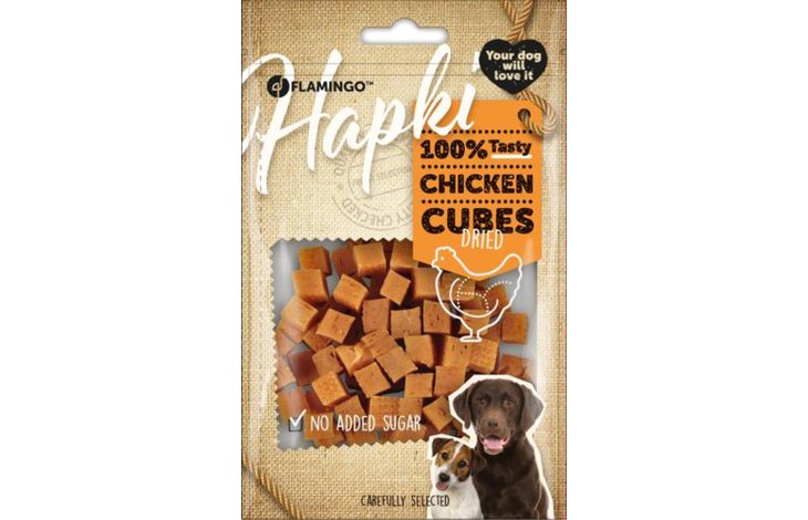 Flamingo Friandises Hapki Petits blocs avec poulet 