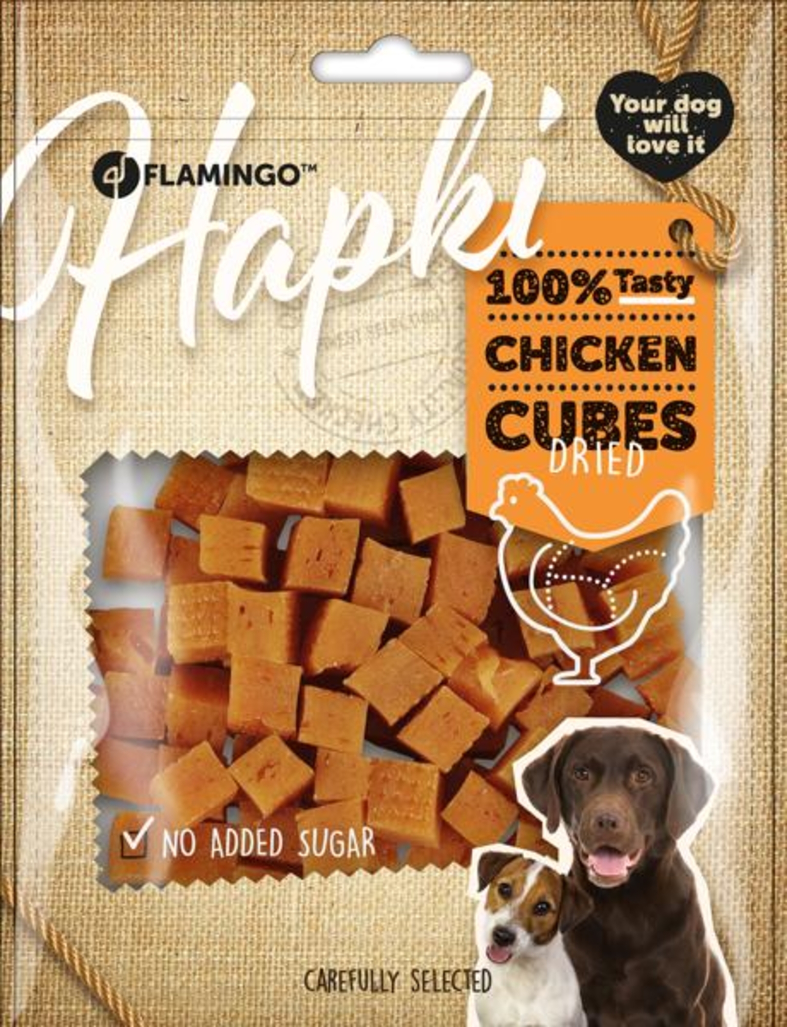 Flamingo Snacks Hapki Small blocks with chicken 