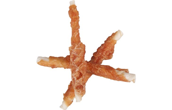 Flamingo Snack R'Hide Staaf Wit met kip 12cm 11-12,5gr / 28-32 st 350gr