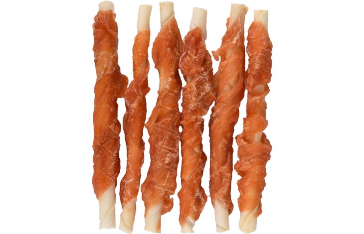 Flamingo Snack R'Hide Staaf Wit met kip 12cm 11-12,5gr / 28-32 st 350gr