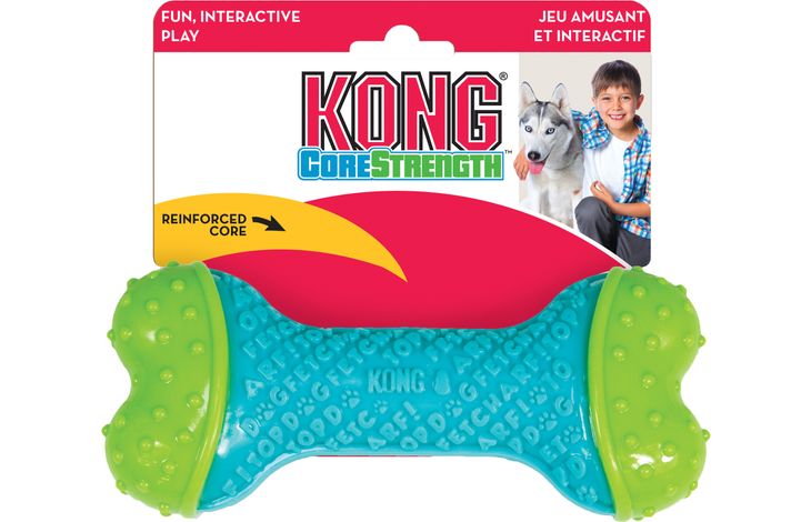 Kong® Kong® Spielzeug Core Strength Blau Knochen