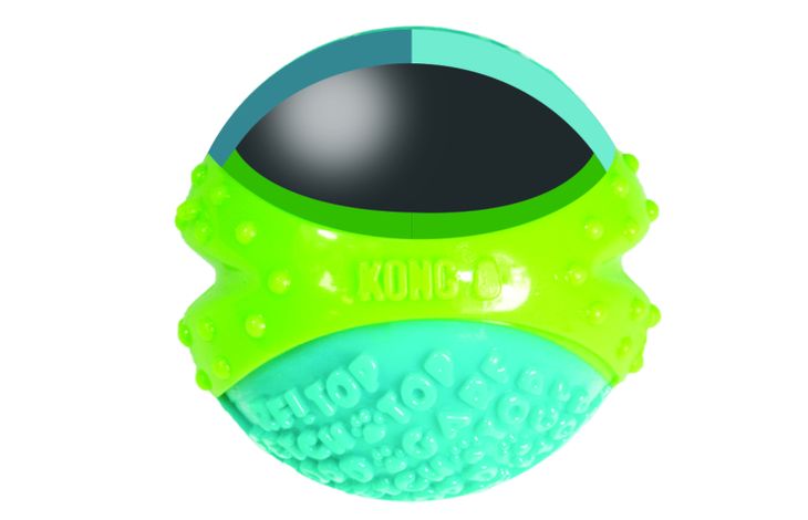 Kong® Kong® Speelgoed Core Strength Bal Turkoois