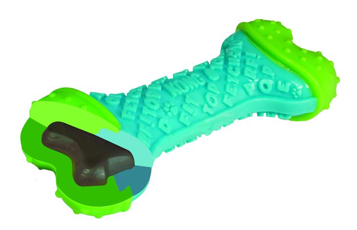 Kong® Kong® Toy Core Strength Bone Turquoise