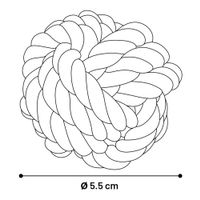 Flamingo Speelgoed Jim Knoopbal Fuchsia