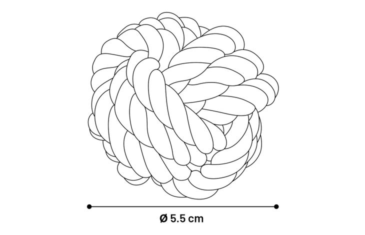 Flamingo Speelgoed Jim Knoopbal Fuchsia