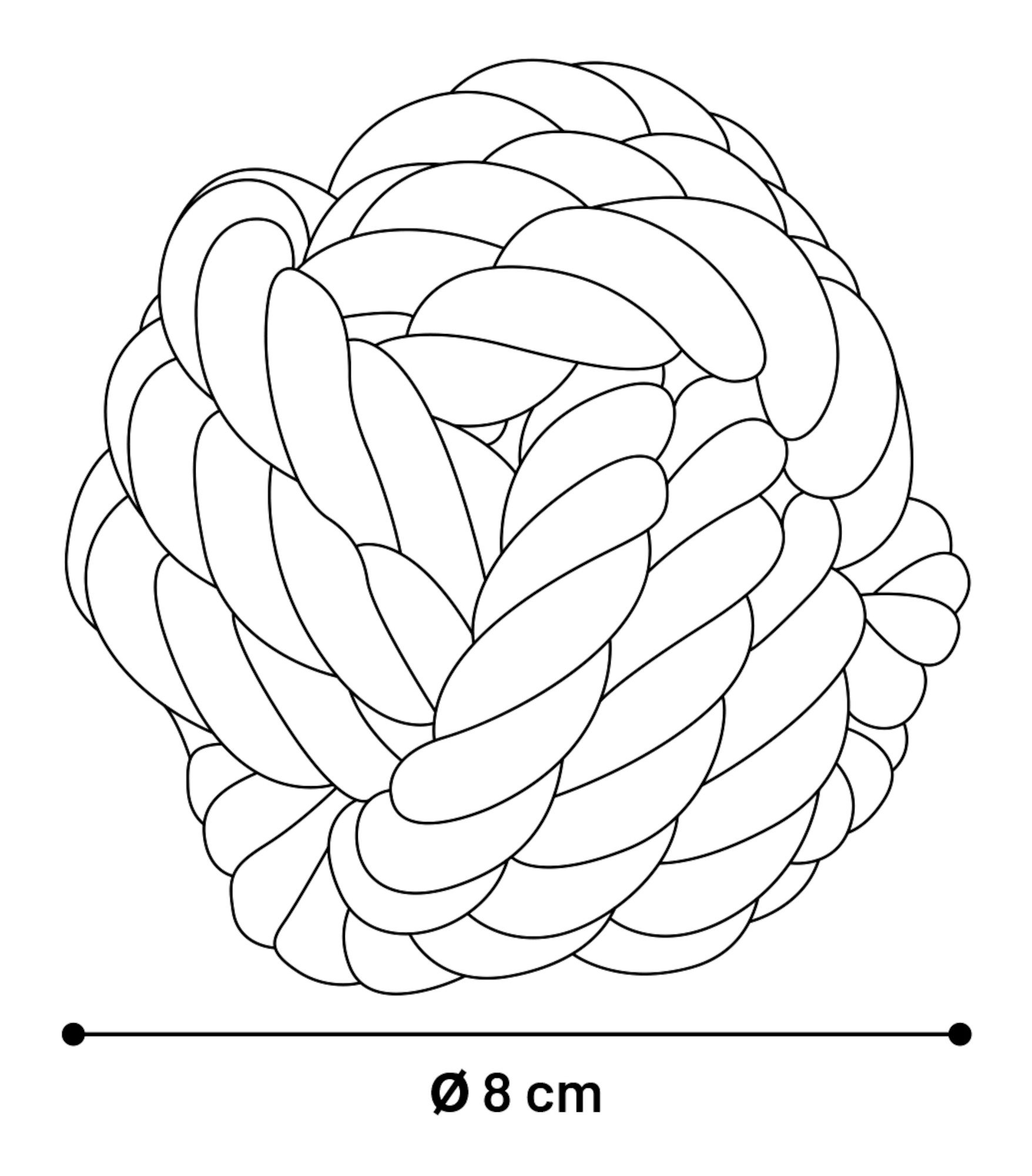 Flamingo Speelgoed Jim Knoopbal Muntgroen