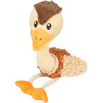 Toy Fieber Bird with rope Light brown