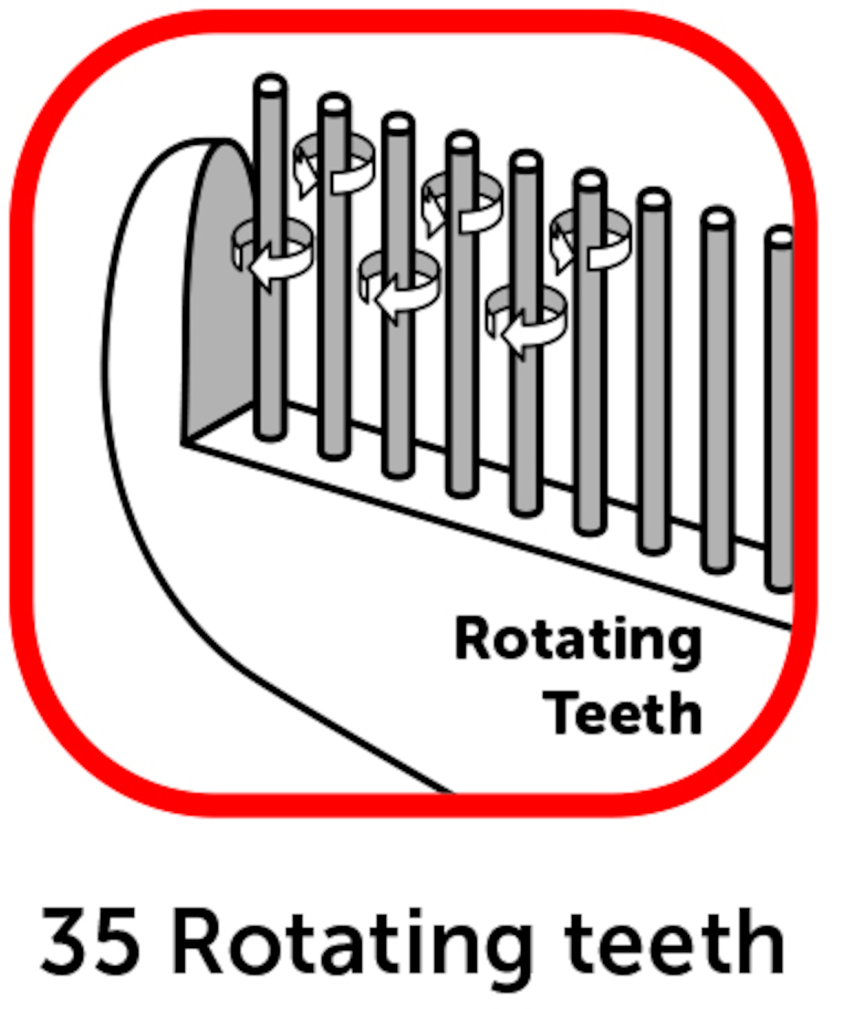 Flamingo Comb rotating Fine Comfort