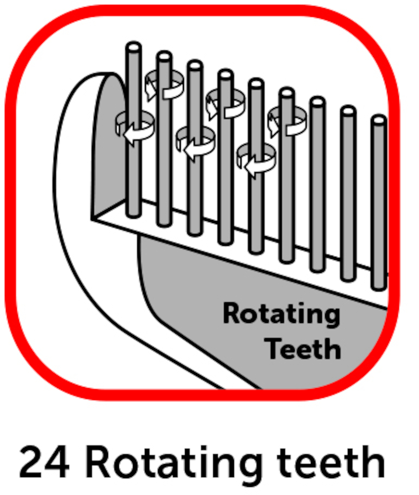 Flamingo Comb rotating Medium Comfort