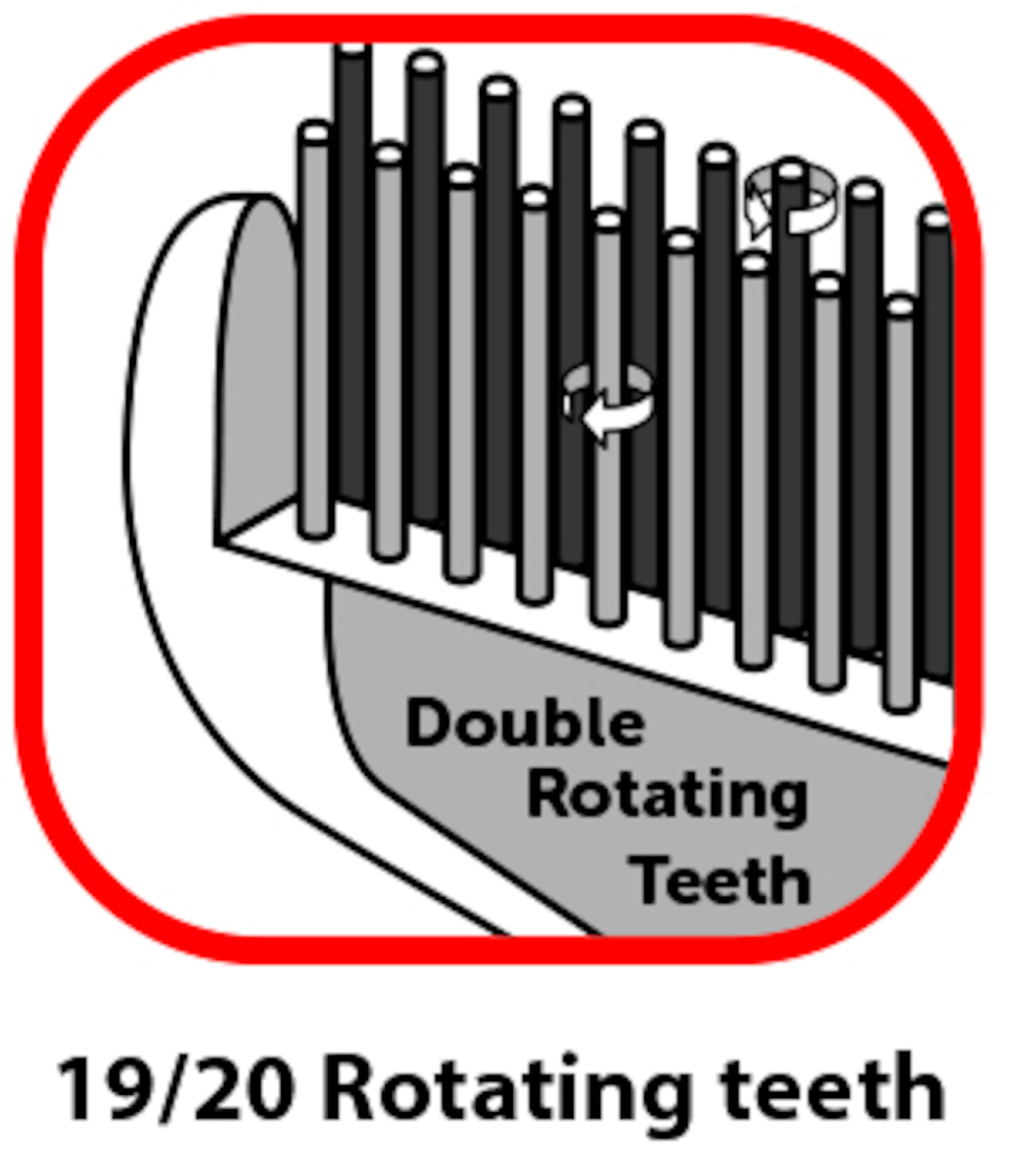 Flamingo Undercoat rake rotating Double Comfort