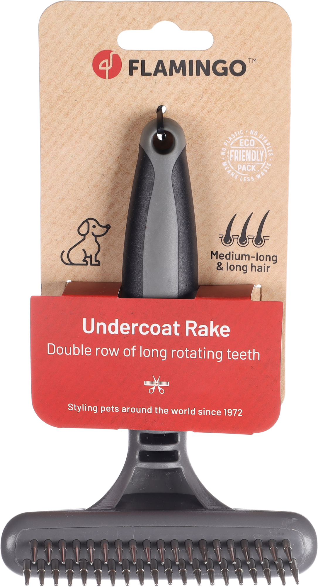 Flamingo Undercoat rake rotating Double Comfort