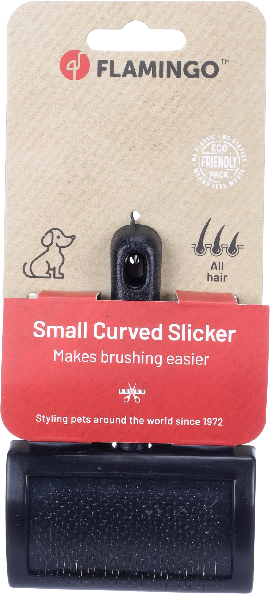 Flamingo Slicker brush Renzo Groo'me