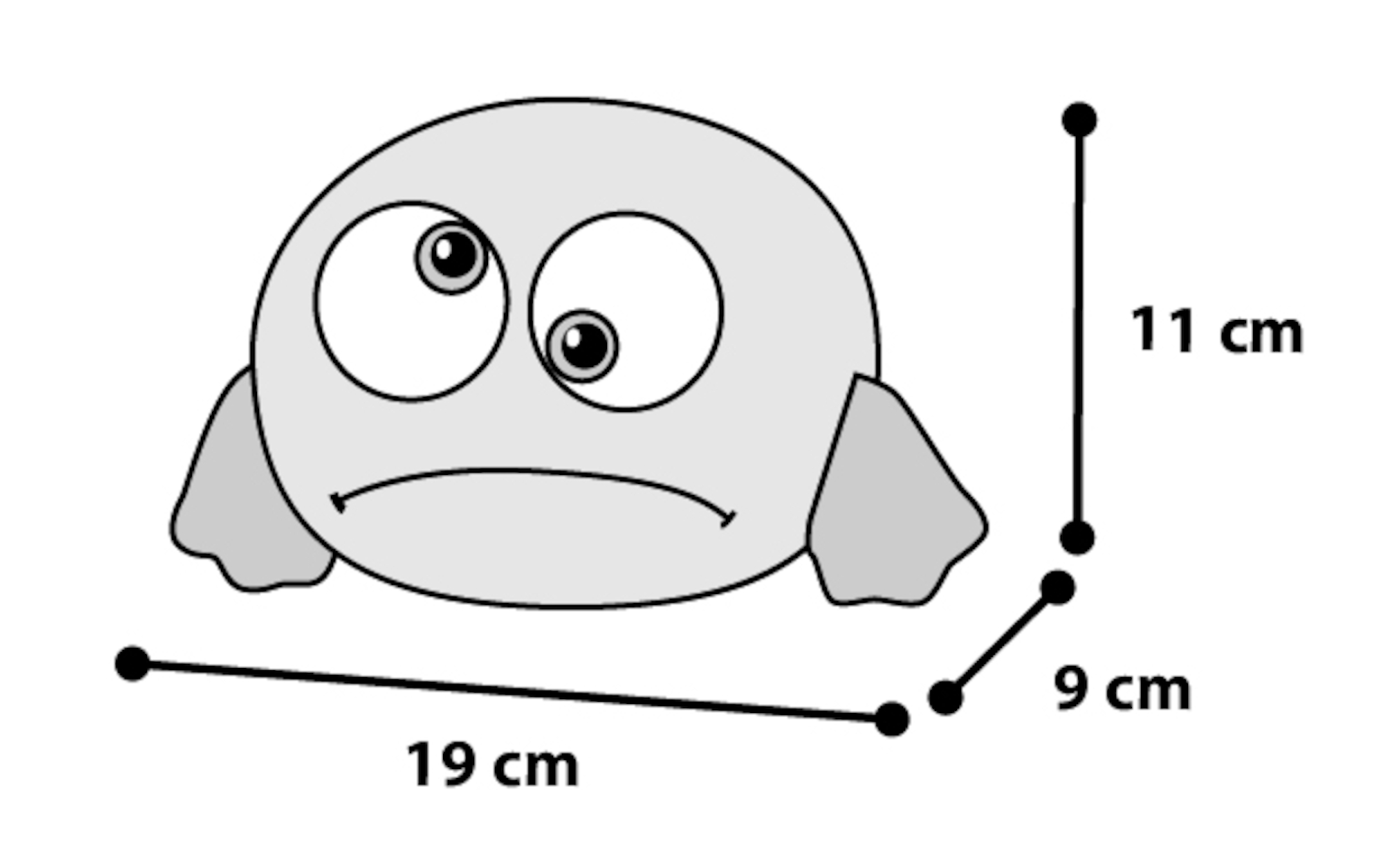 Flamingo Toy Wilfred Ball Blue