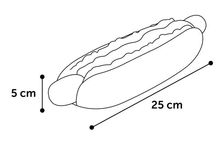 Flamingo Toy Wahib Hot dog Yellow
