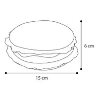 Flamingo Toy Wahib Hamburger Light brown