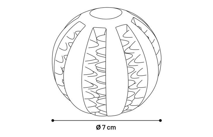 Flamingo Speelgoed Waylen Bal Dental Meerdere kleuren