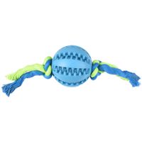 Flamingo Speelgoed Waylen Bal Dental met touw Meerdere kleuren