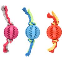Flamingo Speelgoed Waylen Bal Dental met touw Meerdere kleuren