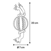 Flamingo Speelgoed Waylen Bal Dental met touw Meerdere kleuren