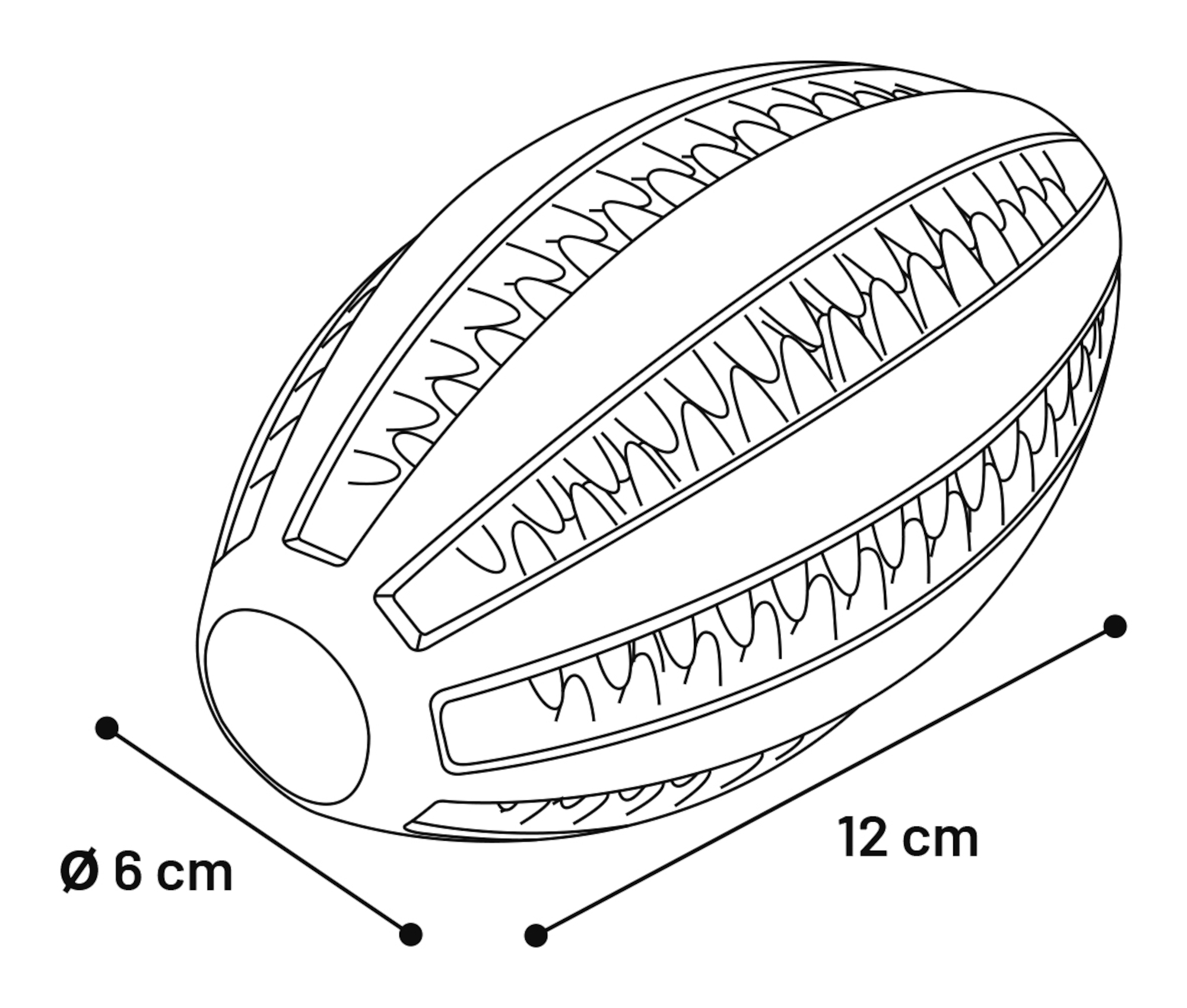 Flamingo Jouet Waylen Rugby Dental Plusieurs couleurs