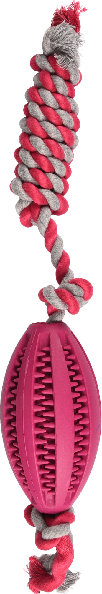 Flamingo Speelgoed Waylen Rugbybal Dental met touw Meerdere kleuren