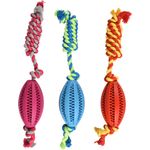 Toy Waylen Rugby Dental with rope Multiple colours