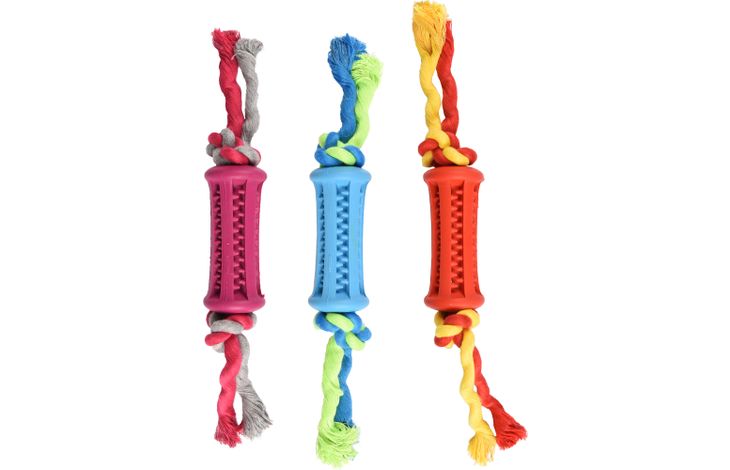 Flamingo Spielzeug Waylen Rolle Dental mit Seil Mehrere Farben