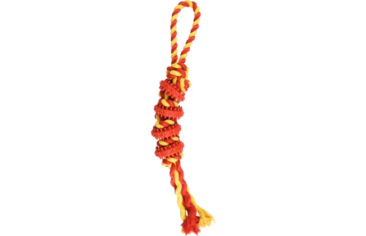 Flamingo Toy Waylen Tug rope disc Dental Multiple colours