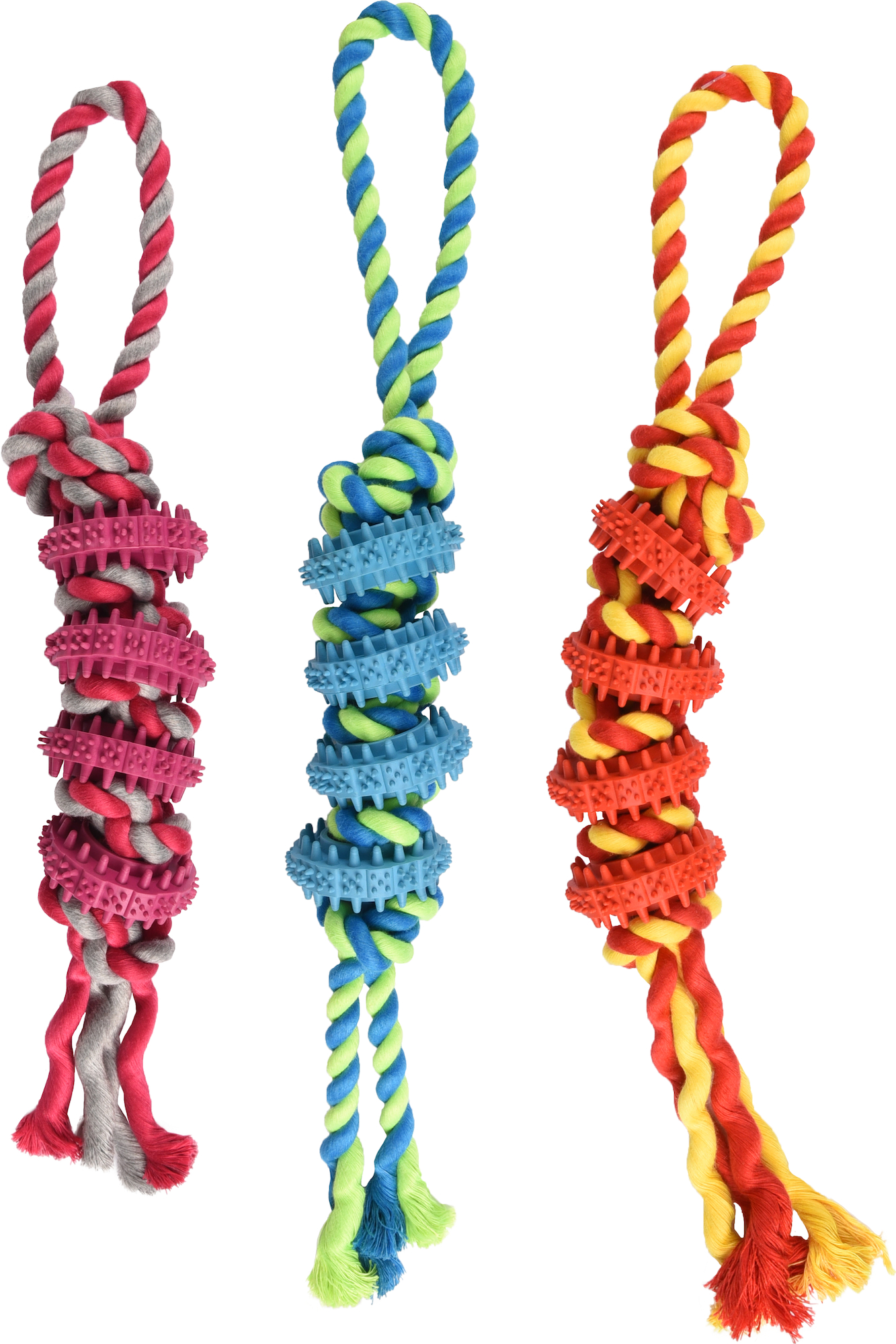 Flamingo Toy Waylen Tug rope disc Dental Multiple colours