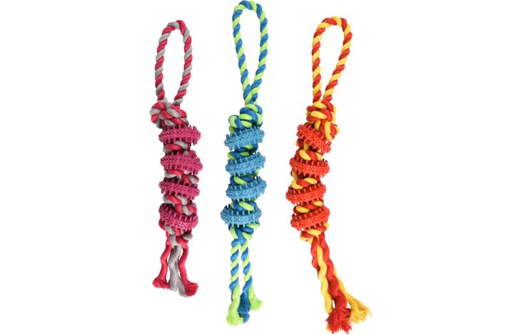 Flamingo Toy Waylen Tug rope disc Dental Multiple colours