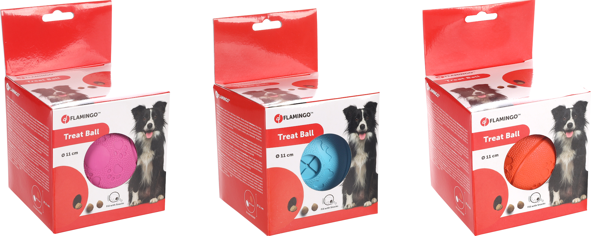 Flamingo Snackbal Rhea  Meerdere kleuren