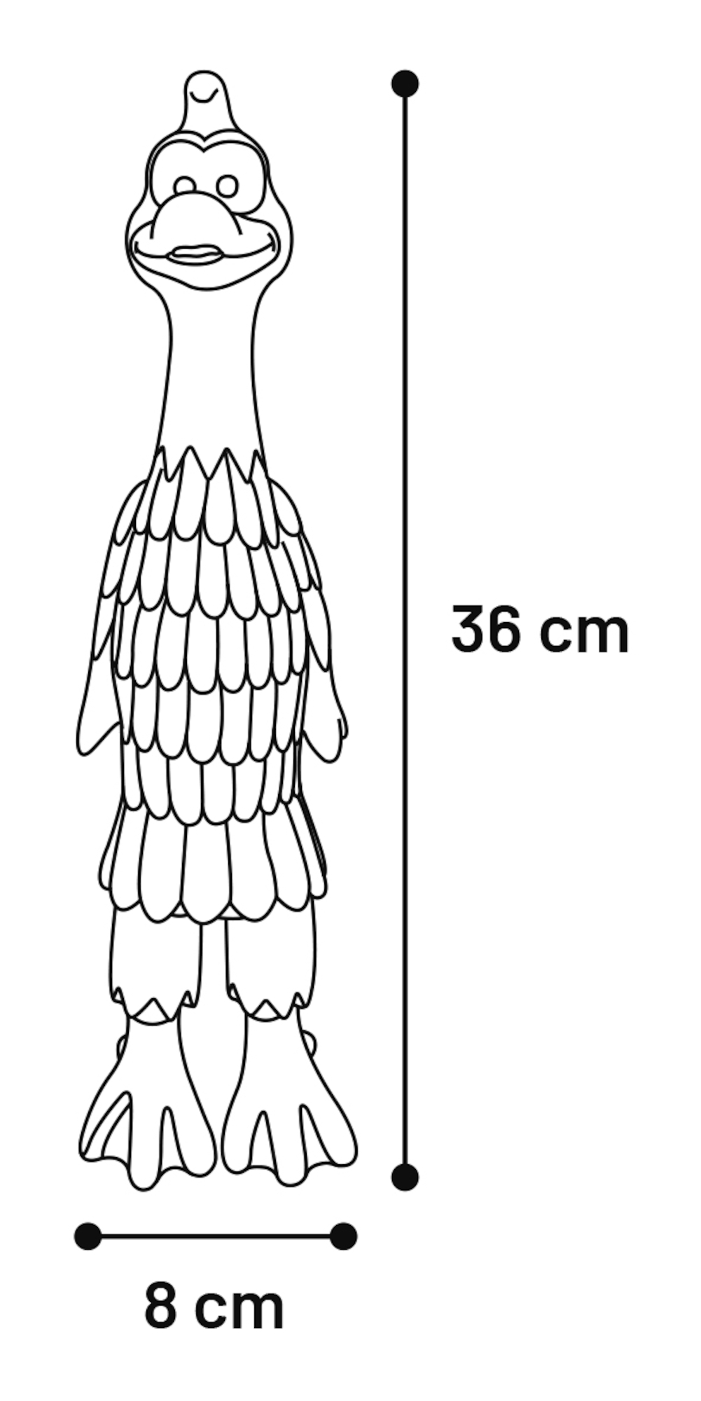 Flamingo Speelgoed Kappa Eend Roze