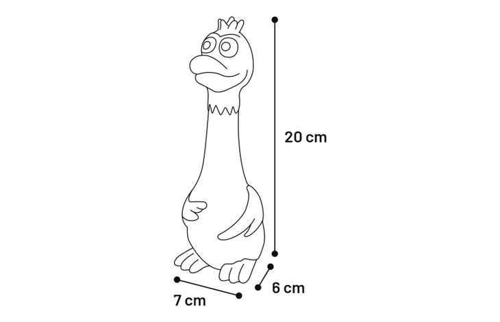 Flamingo Toy Willianne Duck Lime green