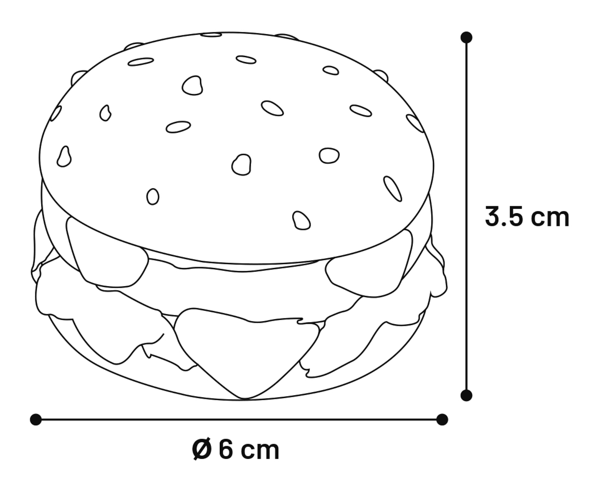 Flamingo Giocattolo Wynona Hamburger & Hot dog & Patatine Colori multipli