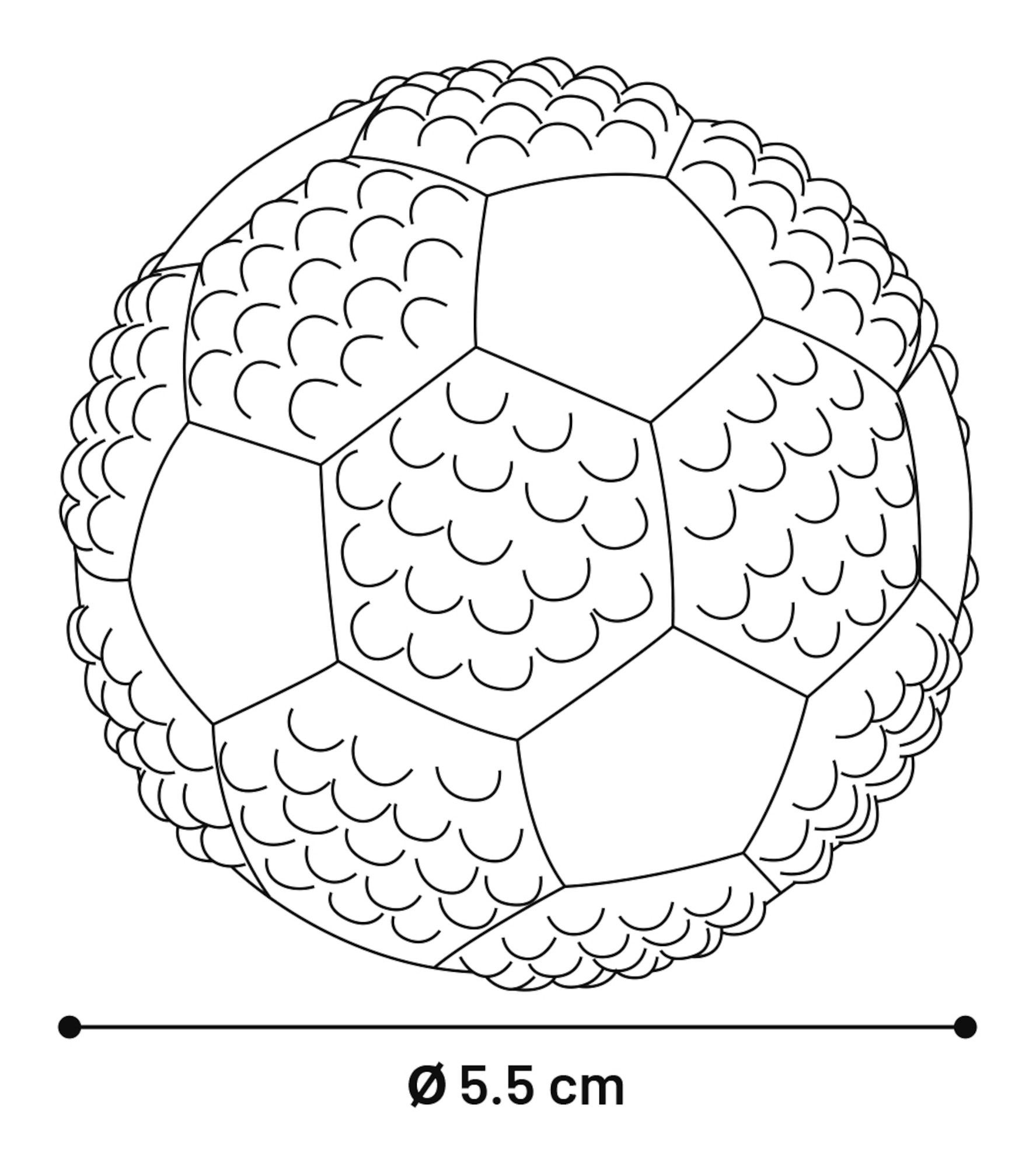 Flamingo Speelgoed Zovo Voetbal Meerdere kleuren