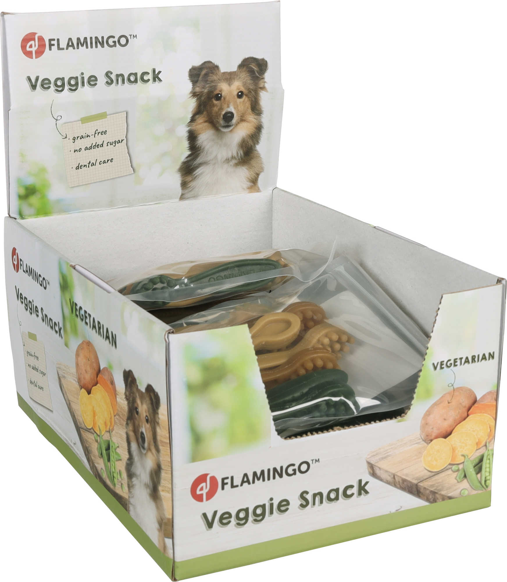 Flamingo Snacks Veggie Toothbrush 