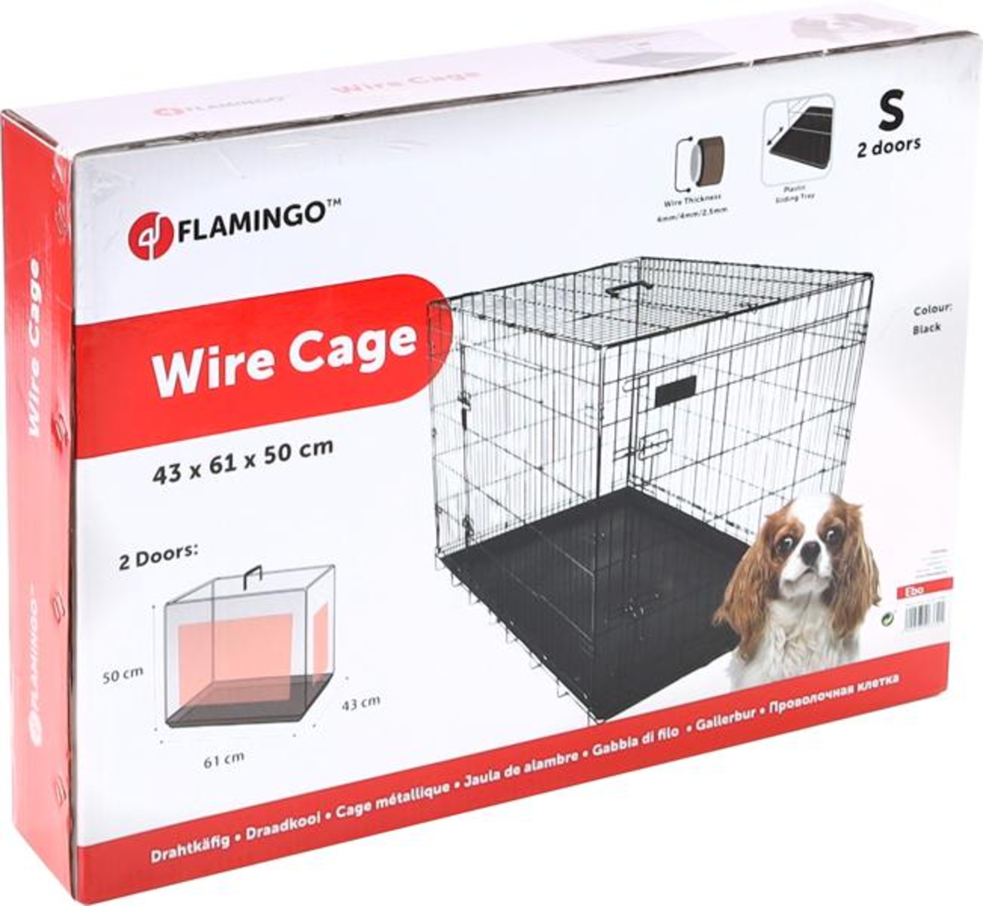 Flamingo Wire cage Ebo Black