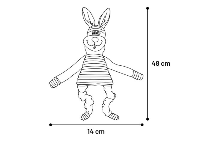 Flamingo Juguete Sonay Conejo Gris