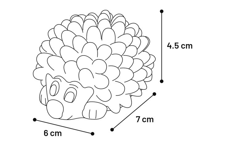 Flamingo Spielzeug Pret Igel Mehrere Farben