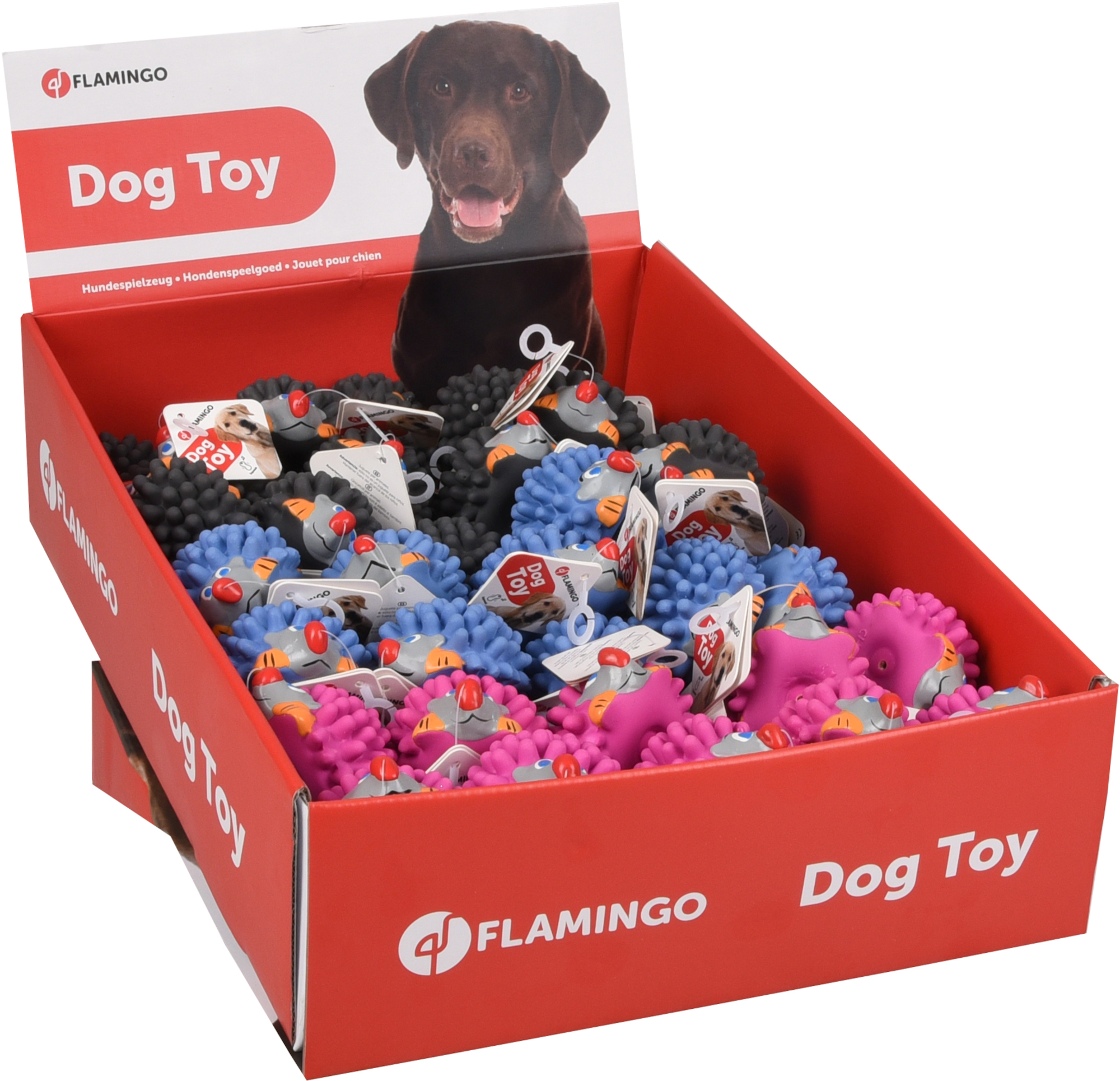 Flamingo Spielzeug Pret Igel Mehrere Farben