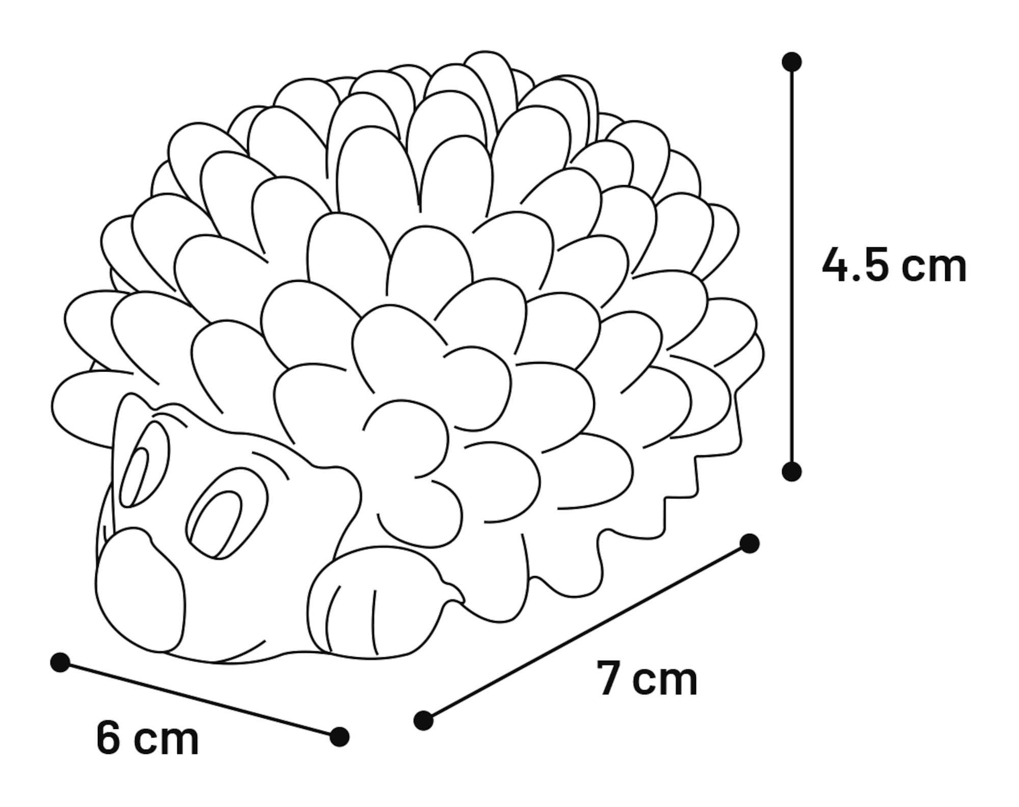 Flamingo Toy Pret Hedgehog Multiple colours