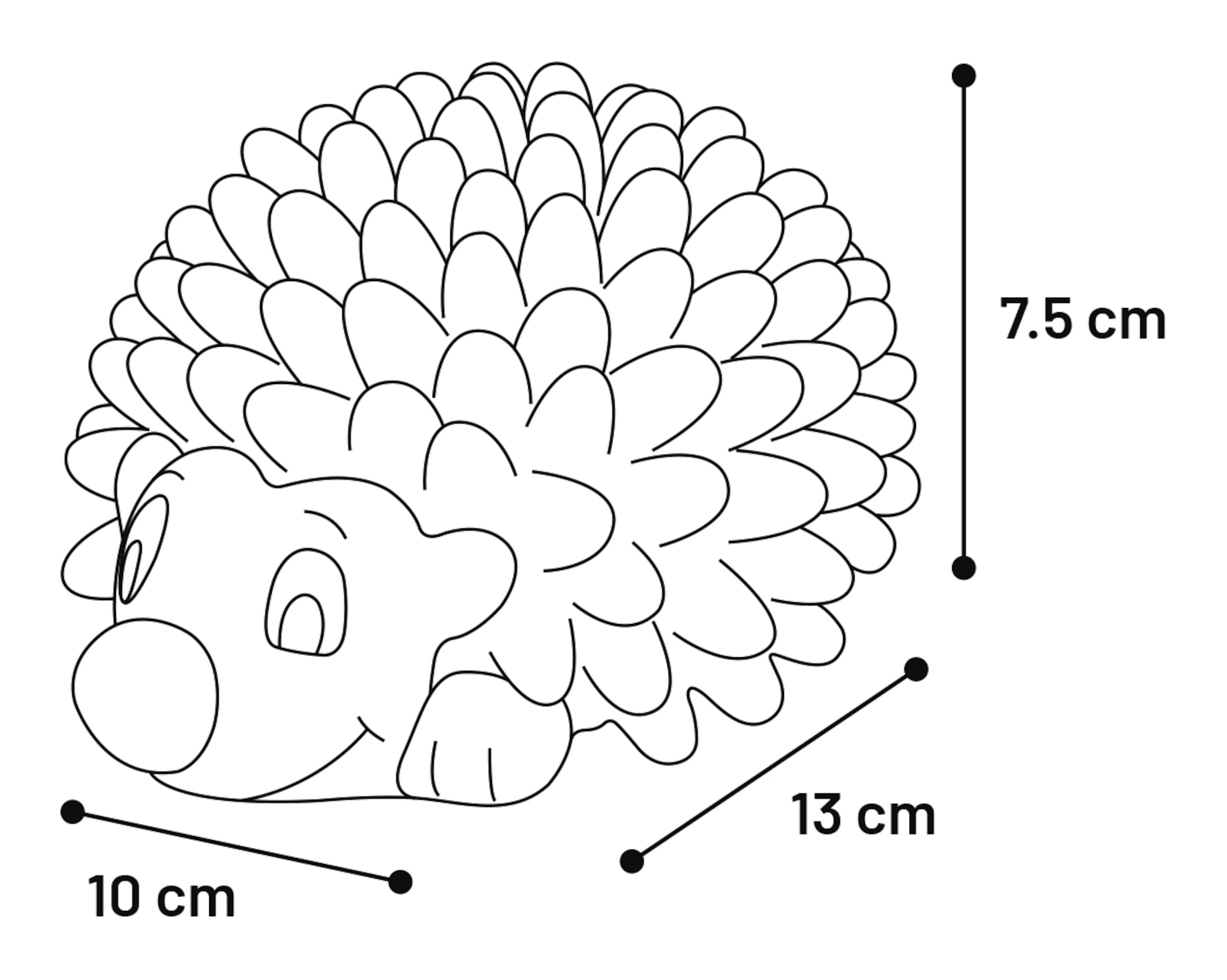 Flamingo Juguete Pret Erizo Varios colores