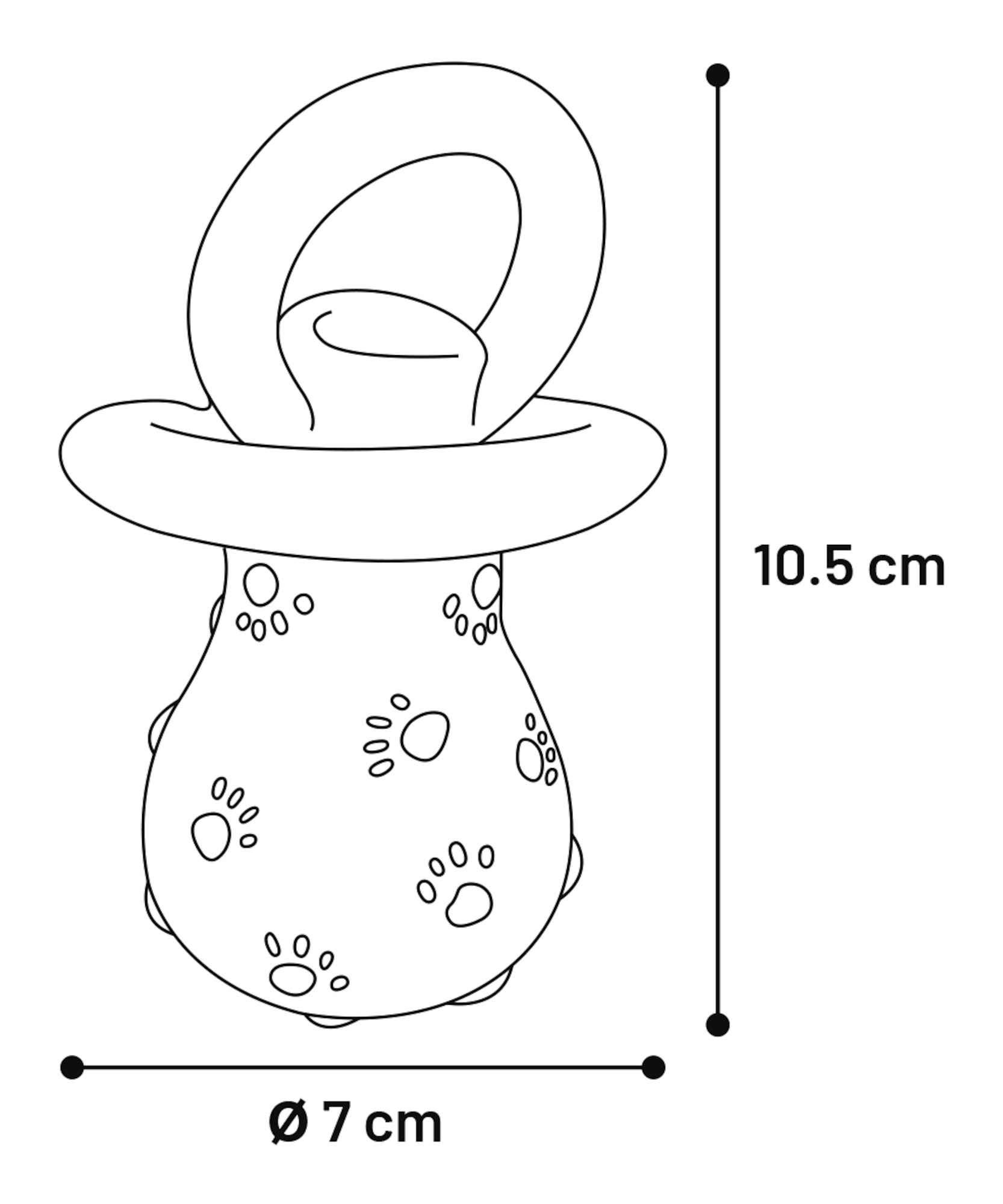 Flamingo Toy Waiz Dummy Multiple colours